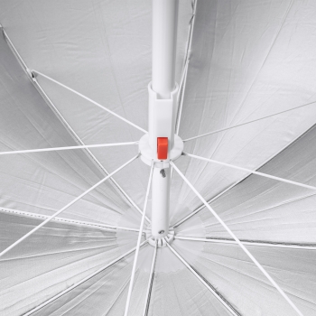 8-Panel-Sonnenschirm aus widerstandsfähigem Nylon und mit UV-Schutz